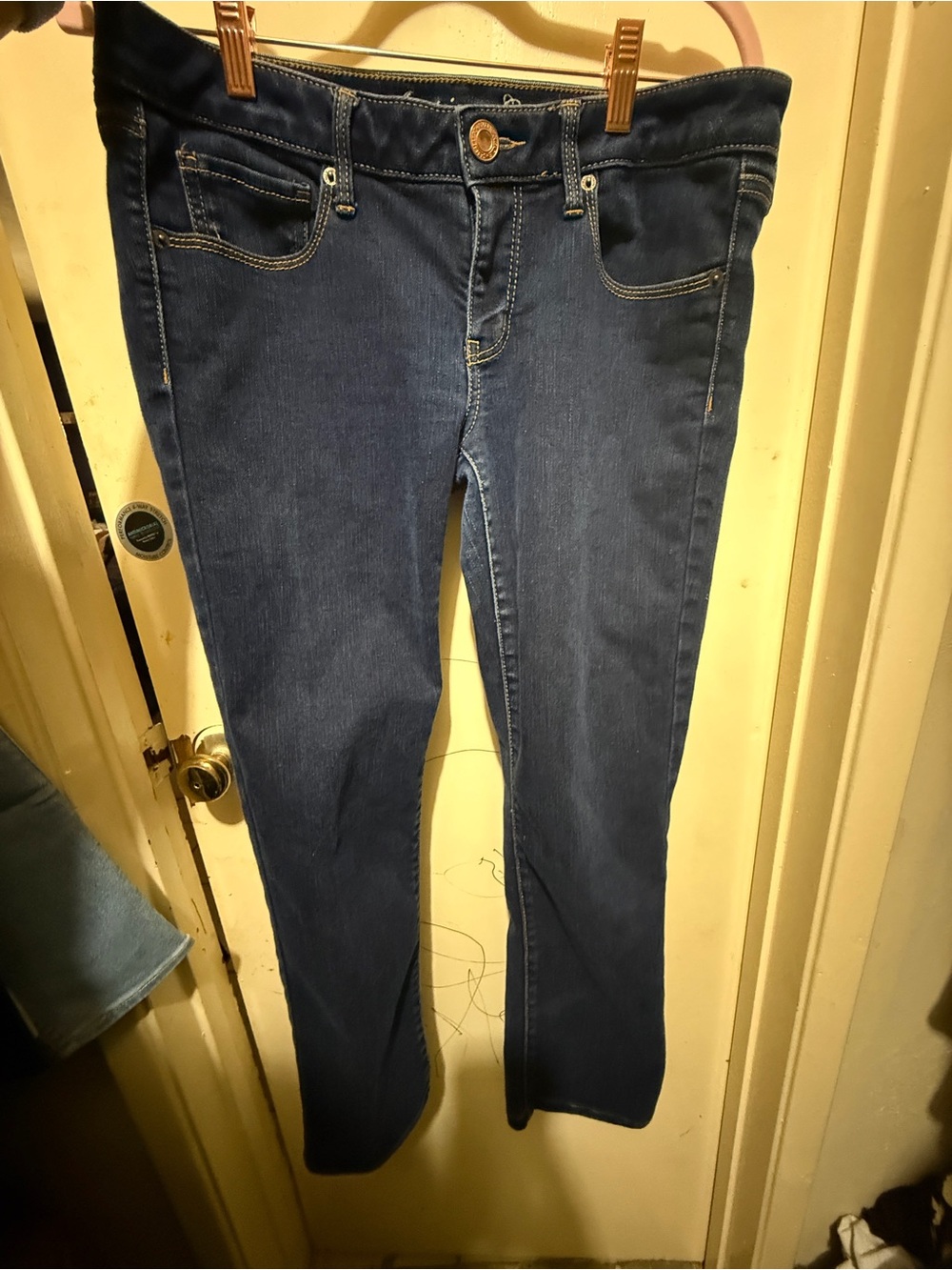 American Eagle Outfitters Dark Blue Skinny Jeans